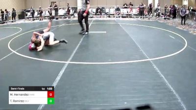 81 lbs Semifinal - Maximus Hernandez, Threshold WC vs Tygh Ramirez, Silverback WC