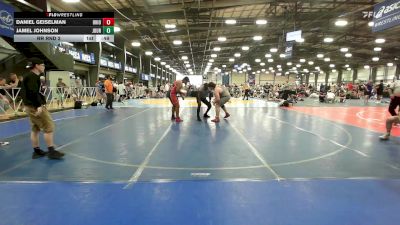 285 lbs Rr Rnd 2 - Daniel Geiselman, Ohio Titan Grey vs Jamel Johnson, Journeymen Wrestling Red