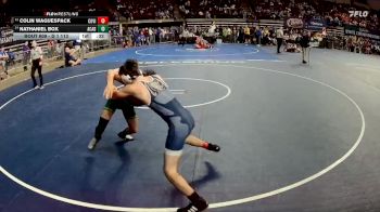 D 1 113 lbs Cons. Round 3 - Nathaniel Box, Acadiana vs Colin Waguespack, Covington