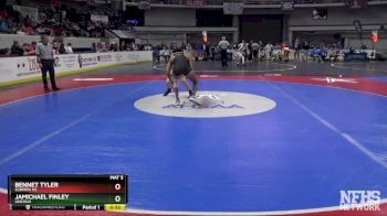 5A 132 lbs Cons. Round 1 - Jamichael Finley, Lincoln vs Bennet Tyler, Elberta HS