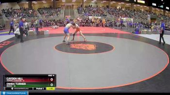 128 lbs Placement (4 Team) - Cayden Hill, Yamhill-Carlton vs Owen Turner, Banks