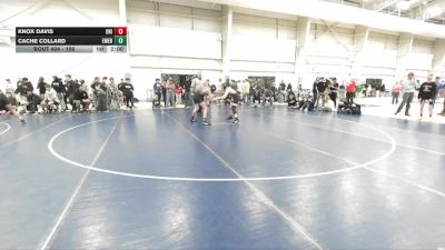 106 lbs Champ. Round 2 - Cache Collard, Emery vs Knox Davis, Union