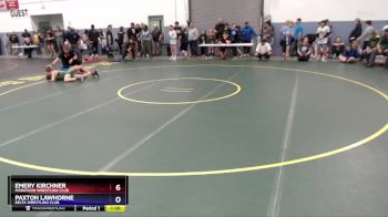 120 lbs Quarterfinal - Emery Kirchner, Marathon Wrestling Club vs Paxton Lawhorne, Delta Wrestling Club