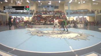 150 lbs Semifinal - Sean Hall, Canyon Ridge vs Brian Moreno, Blackfoot High School