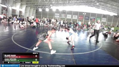 117 lbs Champ Round 1 (16 Team) - Kain Molina, Western Nebraska vs Blake Nash, Black Fox Wrestling