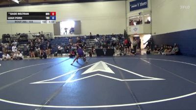 103 lbs Semifinal - Leah Ford, Texas Wesleyan vs Sage Beltran, Missouri Valley
