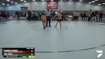 100 lbs Cons. Round 3 - Kamden Parker, Powhatan Youth Wrestling Club vs Ben Viola, Samurai Wrestling Club