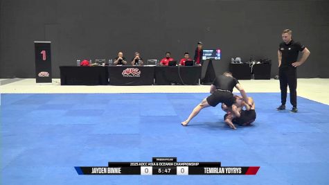 Temirlan Ydyrys vs JAYDEN BINNIE 2025 ADCC Asia & Oceania Championship