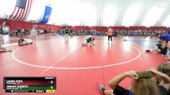140 lbs Round 3 (6 Team) - Laura Kohl, Team Gold vs Miriam Alberts, Team Yellow