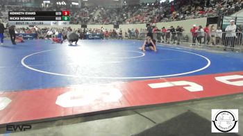 120 lbs Consi Of 16 #2 - Kenneth Evans, Guthrie vs Ricks Bowman, Husky Wrestling Club