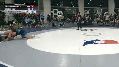 61 kg Cons. Rd Of 32 - Matthew Botello, Tar Heel Wrestling Club vs Cooper Hinz, Immortal Athletics WC