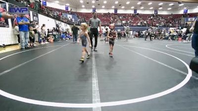 43 lbs Consi Of 8 #1 - Baer Wilson, Weatherford Youth Wrestling vs Sammy Hambright, Lions Wrestling Academy