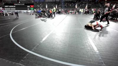 85 lbs Consi Of 4 - Joey LaValle, Edge Wrestling vs Mason Irwin, All I See Is Gold Academy