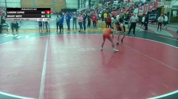 157 lbs Quarterfinal - Landen Lopez, Missouri Valley vs Brady Metz, McKendree