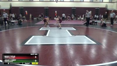 1st Place Match - Ricky Titus, Cedar Falls Peet vs Adam Carey, Independence