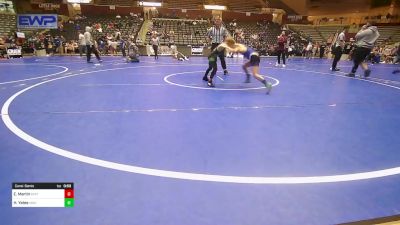 61-64 lbs Consolation - Eli Martin, Raptor Wrestling vs Huck Yates, Mighty Bluebirds Wrestling