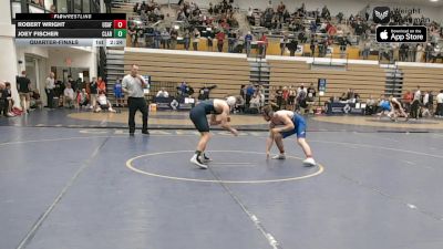 133 lbs Quarterfinal - Robert Wright, Air Force vs Joey Fischer, Clarion