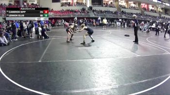 125 lbs Cons. Round 3 - Lennon Ellis, IronHawk Wrestling Academy vs Cameron Sipp, 2TG