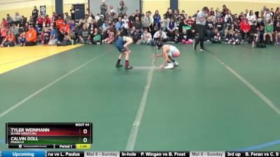 60 lbs Quarterfinal - Calvin Doll, Pinnacle vs Tyler Weinmann, Blaine Wrestling