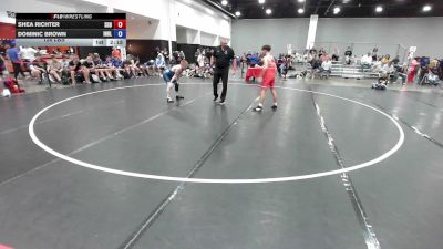 126 lbs Shea Richter, South Dakota Blue vs Dominic Brown, Team Indiana Blue