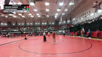 113 lbs Cons. Round 1 - Aaden Espinosa, Pebble Hills vs Anthony Barrios, South Grand Prairie