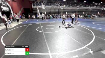 88 lbs Quarterfinal - Brody Fuss, Mitchell vs Anson Taylor, Circle WC
