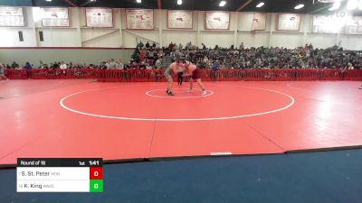 285 lbs Round Of 16 - Sam St. Peter, Monument Mountain vs Kip King, Wakefield