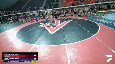 160 lbs Semifinal - Kale Baumann, Montana vs Deacon Pickett, Nevada