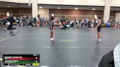 80 lbs Round 2 (6 Team) - Aviyahn Mills, Roundtree WA vs Dominic Pinkston, Ares