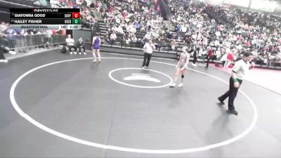 5A 130 lbs Quarterfinal - Giavonna Good, Cedar Valley vs Hailey Fisher, Box Elder