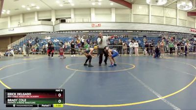 93 lbs Round 1 - Erick Delgado, Red Cobra Wrestling Academy vs Brady Cole, Midwest Xtreme Wrestling