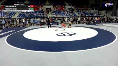 157 lbs Cons. Sub-rd Of 64 - Nolan Skebba, WI vs James Rocco, RI