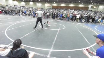 49 lbs Rr Rnd 3 - Zayvynn Sanders, Twin City Wrestling Club vs Landon Kamps, Fallon Outlaws WC