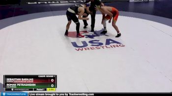 160 lbs Champ. Round 1 - Sebastian Barajas, Sunkist Kids/Monster Garage vs Roman Petrashishin, California