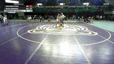 190 lbs Final - Niyah Brunson, South Florence vs Shayanna Shell, White Knoll