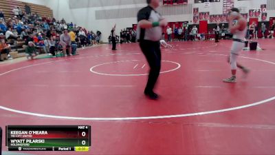 139 lbs Cons. Round 5 - Keegan O`Meara, Tri-City United vs Wyatt Pilarski, Holdingford