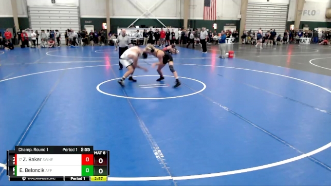 165 lbs Champ. Round 1 - Zander Baker, Wayne State vs Ej Beloncik, Air ...