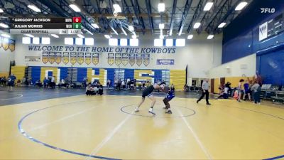 138 Blue Quarterfinal - Julian Morris, Wellington Community Hs vs Gregory Jackson, Miami Palmetto