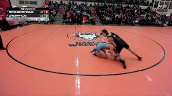 138 lbs Cons. Round 3 - Mateo Hatzopoulos, Wilmette (LOYOLA) vs Luke Pappalas, Chicago (ST. RITA)