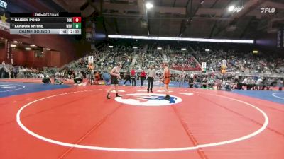 2A-126 lbs Champ. Round 1 - Raiden Pond, Cokeville vs Landon Rhyne, Wind River