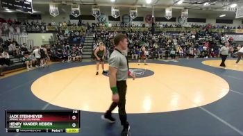 215 lbs Semifinal - Henry Vander Heiden, Freedom vs Jack Steinmeyer, Spring Valley/Elmwood