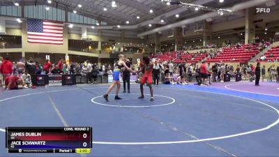 138 lbs Cons. Round 2 - James Dublin, OK vs Jace Schwartz, KS