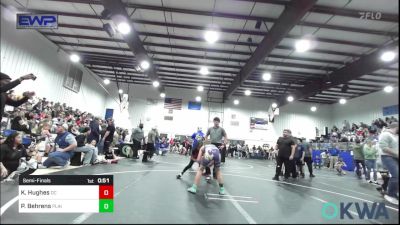 85 lbs Semifinal - Kaden N. Hughes, Del City Little League vs Parks Behrens, Plainview Youth Wrestling Club