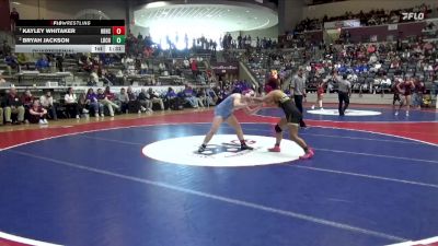 6A 140 lbs Quarterfinal - Kayley Whitaker, Har-Ber vs Bryah Jackson, Little Rock Central High School