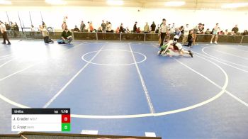 124 lbs Round Of 16 - Joseph Crader, Wolf Gang Wrestling Academy vs Chase Frost, Bonny Eagle