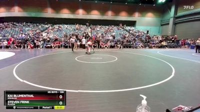 138 lbs Cons. Round 3 - Steven Frink, Placer vs Kai Blumenthal, Douglas