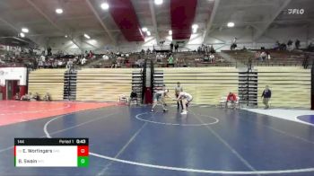 144 lbs Champ. Round 3 - Ethen Wortingers, Odoyle vs Brayden Swain, Delta Wrestling Club Inc