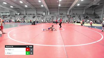 60 lbs Round Of 16 - Hais Thao, NC National Team vs Liam King, Ohio Gold