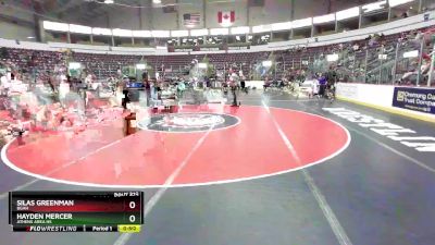152 lbs Cons. Round 3 - Hayden Mercer, Athens Area Hs vs Silas Greenman, BGAH