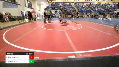 52 lbs Rr Rnd 2 - Camdin Marshall, Skiatook Youth Wrestling vs Jayce Clayton, Pryor Tigers